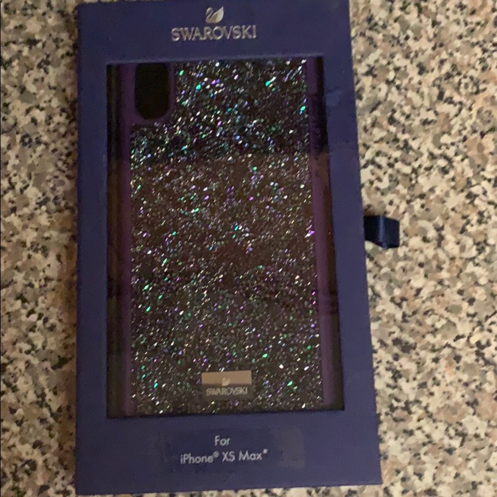 Purple Swarovski Crystal IPhone XS Max Case